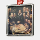 Die Anatomie-Lektion von der Packwagen Doktors Silbernes Ornament (Links)