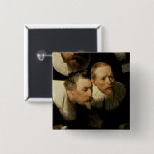 Die Anatomie-Lektion von Dr. Nicolaes Tulp, 1632 Button (Vorne & Hinten)