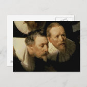 Die Anatomie Lektion von Dr. Nicolaes Tulp, 1632 Postkarte (Vorne/Hinten)