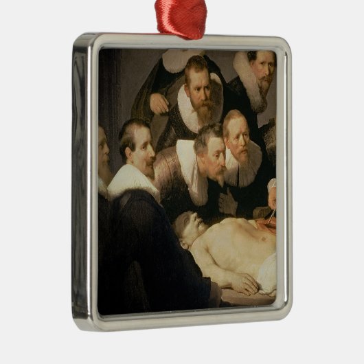Die Anatomie-Lektion von Dr. Nicolaes Tulp, 1632 Silbernes Ornament (Rechts)