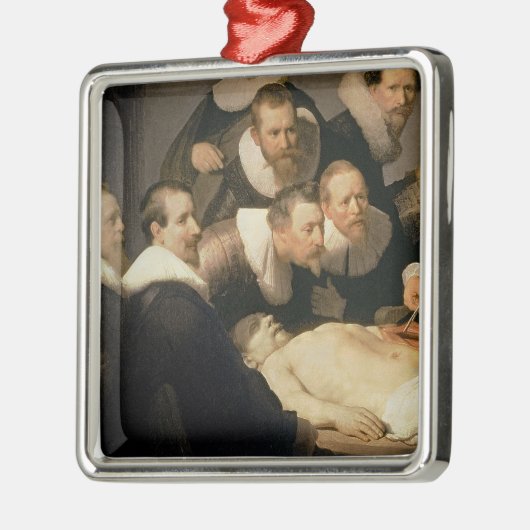 Die Anatomie-Lektion von Dr. Nicolaes Tulp, 1632 Silbernes Ornament (Links)