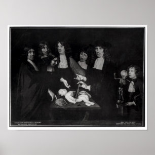 Die Anatomie-Lektion von Professor Frederik Poster