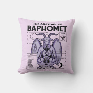 Die Anatomie von Baphomet Kissen