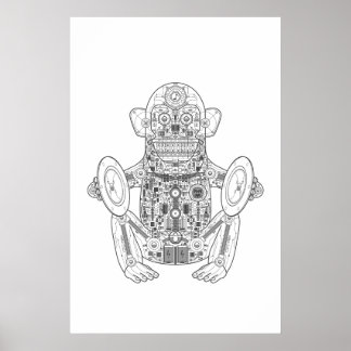 Die Anatomie von Jolly Chimp Poster