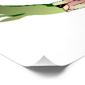 Die anatomische Grafik des Frosches Poster (Ecke)