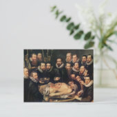 Die anatomische Lektion von Doktor Willem van der Postkarte (Stehend Vorderseite)