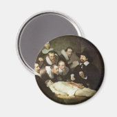 Die anatomische Lektion von Dr. Nicolaes Tulp. Magnet (Vorderseite/Rückseite)