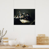 Die anatomische Lektion von Dr. Nicolaes Tulp Poster (Küche)