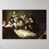 Die anatomische Lektion von Dr. Nicolaes Tulp. Poster (Vorne)