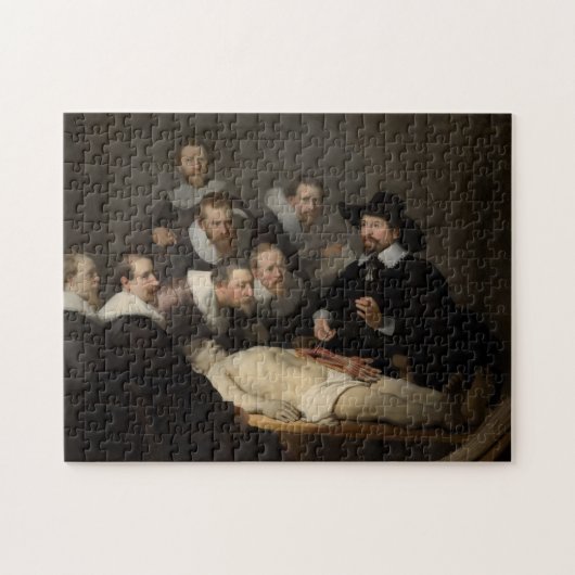 Die anatomische Lektion von Dr. Tulp von Rembrandt Puzzle (Horizontal)
