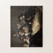Die anatomische Lektion von Dr. Tulp von Rembrandt Puzzle (Vertikal)