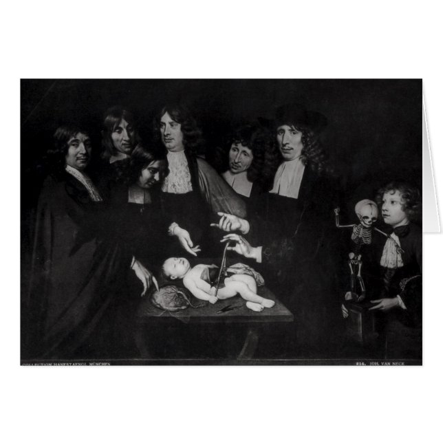Die anatomische Lektion von Professor Frederik (Vorderseite (Horizontal))