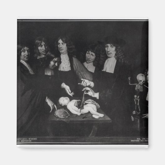 Die anatomische Lektion von Professor Frederik Magnet (Vorne)