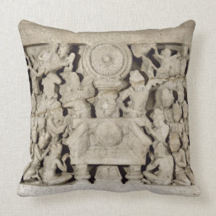 Die Anbetung der buddhistischen Symbole, Amaravati Kissen