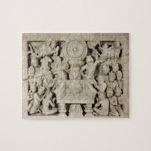 Die Anbetung der buddhistischen Symbole, Amaravati Puzzle (Horizontal)