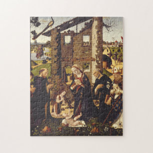 Die Anbetung von Biagio d'Antonio Mittelalterliche Puzzle