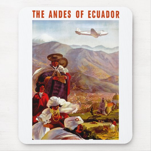 Die Anden von Ecuador Mousepad (Vorne)