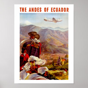 Die Anden von Ecuador Poster