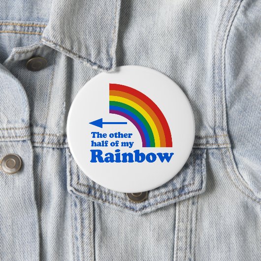 DIE ANDERE HÄLFTE MEINES RAINBOUTS (rechts) Button (Beispiel)