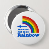 DIE ANDERE HÄLFTE MEINES RAINBOUTS (rechts) Button (Vorne & Hinten)