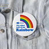 DIE ANDERE HÄLFTE MEINES RAINBOUTS (rechts) Button (Beispiel)