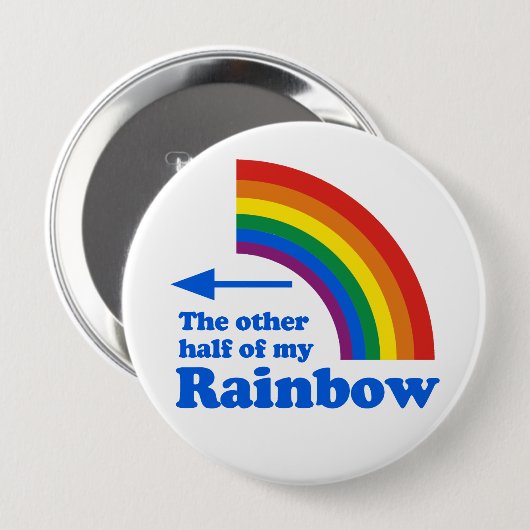 DIE ANDERE HÄLFTE MEINES RAINBOUTS (rechts) Button (Vorne & Hinten)