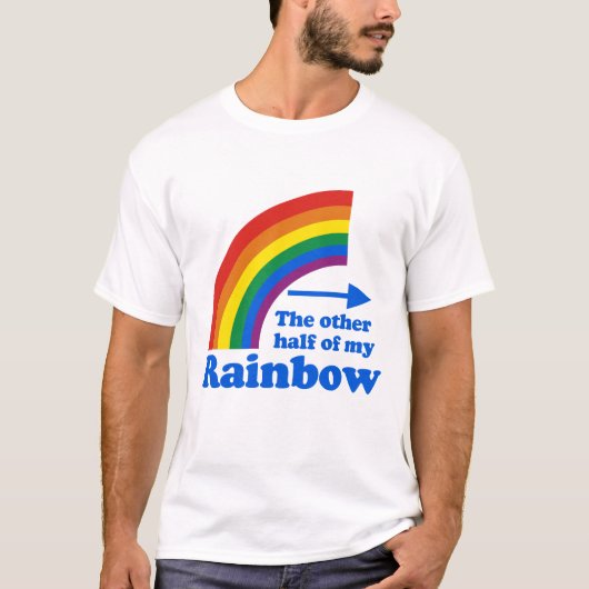 DIE ANDERE HÄLFTE MEINES RAINBOUTS (Verlassen) T-Shirt (Vorderseite)