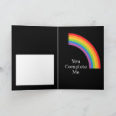 Die andere Hälfte meines Regenbogens Karte (Innenseite)