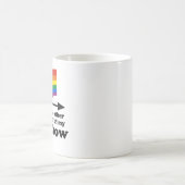 Die andere Hälfte meines Regenbogens (Links Seite) Kaffeetasse (Mittel)