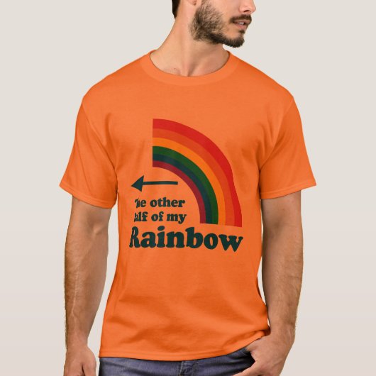 Die ANDERE HÄLFTE MEINES REGENBOGENS (recht) T-Shirt (Vorderseite)