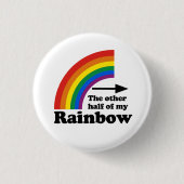 Die andere Hälfte meines Regenbogens (Verlassen) Button (Vorderseite)