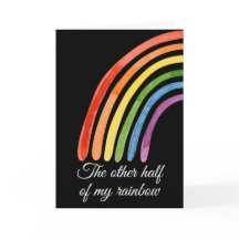 Die andere Hälfte meines Regenbogens vervollständi