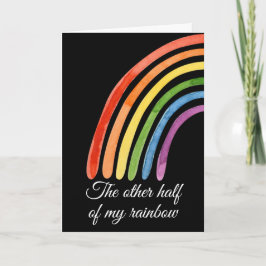 Die andere Hälfte meines Regenbogens vervollständi Karte