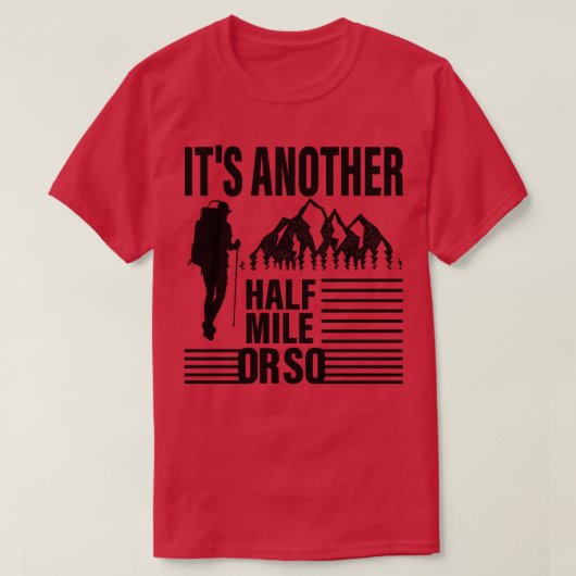 Die andere Hälfte Wanderfreunde T-Shirt (Design vorne)