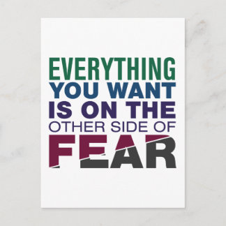 Die andere Seite der Angst Postkarte