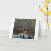 "Die andere Seite", digital bearbeitet Wald und Te Karte (Gelbe Blume)