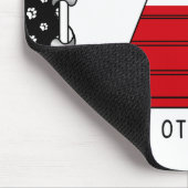 Die andere Seite - lustiges Agility Mousepad (Ecke)