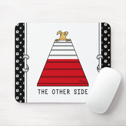 Die andere Seite - lustiges Agility Mousepad (Mit Mouse)