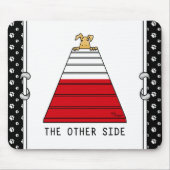 Die andere Seite - lustiges Agility Mousepad (Vorne)