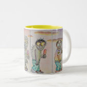 Die andere Theorie der Evolution Zweifarbige Tasse (VorderseiteRechts)