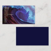 Die andere Visitenkarten der Welt See Visitenkarte (Vorne/Hinten)