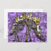 "Die anderen lila Dinosaurier" Postkarte (Vorne/Hinten)