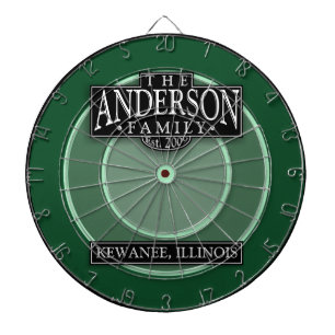 Die Anderson-Familien-Dartscheibe Dartscheibe