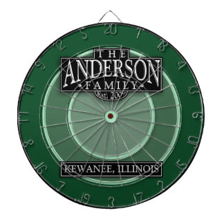 Die Anderson-Familien-Dartscheibe Dartscheibe