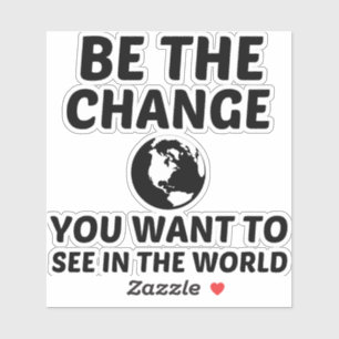 DIE ÄNDERUNG AUFKLEBER