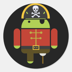 Die Android Pirate Stickers