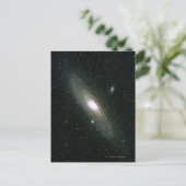 Die Andromeda-Galaxie Postkarte (Stehend Vorderseite)