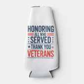 Die Anerkennung aller, die euch gedient haben Vete Flaschenkühler (Vorderseite)