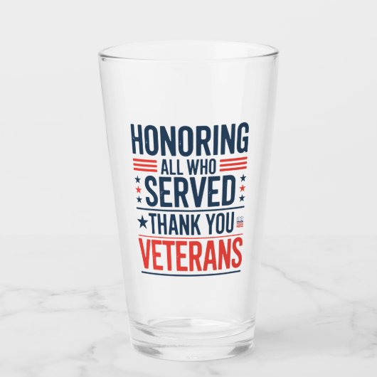 Die Anerkennung aller, die euch gedient haben Vete Glas (Vorderseite)