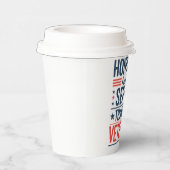 Die Anerkennung aller, die euch gedient haben Vete Pappbecher (Rechts)